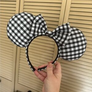 Disney black plaid ears